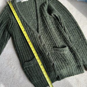 Classic rag & bone!  Chunky Knit Cardigan Sweater!  L  Grunge!